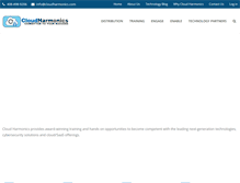 Tablet Screenshot of cloudharmonics.com